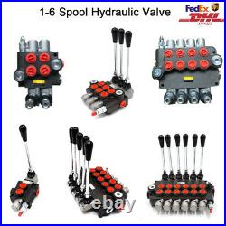 1-6 Spool Hydraulic Monoblock Directional Control Valve 21GPM for Log Splitter