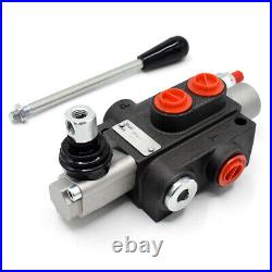 1-6 Spool Hydraulic Monoblock Directional Control Valve 21GPM for Tractor Loader