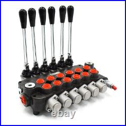 1-6 Spool Hydraulic Monoblock Directional Control Valve 21GPM for Tractor Loader