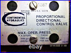 1 Continental Hydraulics Proportional Directional valve ED03M-3A4C-GD-24X-A