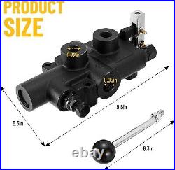 1 Spool 25GPM Hydraulic Log Splitter Directional Control Valve, 3625 PSI (1/2)