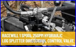 1 Spool 25GPM Hydraulic Log Splitter Directional Control Valve, 3625 PSI (1/2)