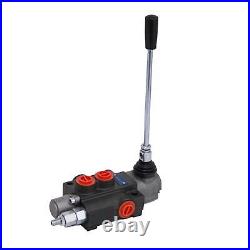 1 Spool Hydraulic Directional Control Valve 11gpm 40L Single Acting Cylinder UK