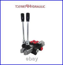 1 x FLOATING spool 2 Bank Hydraulic Directional Control Valve 11gpm 40L