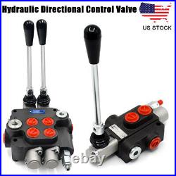 11GPM Hydraulic Directional Control Valve 1 Spool 2 Spool for Tractors Loader, US