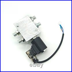 12V 24V 2 Position 4 Way Solenoid Valve for Hydraulic Quick Coupler Attachment