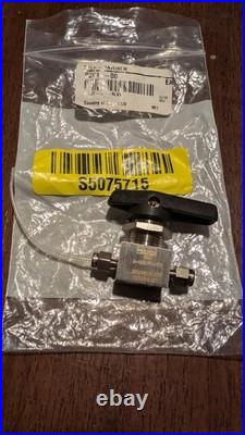 1A-MB2LPFA-SSP 2-way bi-directional manually-actuated in-line hydraulic valve