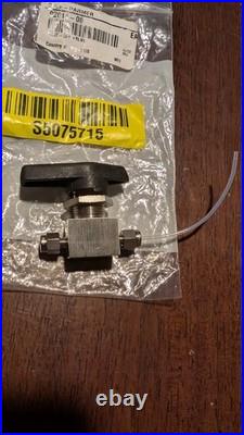 1A-MB2LPFA-SSP 2-way bi-directional manually-actuated in-line hydraulic valve