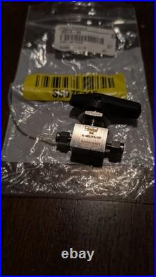 1A-MB2LPFA-SSP 2-way bi-directional manually-actuated in-line hydraulic valve