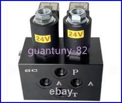 1x Excavator Electronically controlled Hydraulic Two-way Solenoid Valve 12V/24V 1x Excavator Electronically controlled Hydraulic Two-way Solenoid Valve 12V/24V