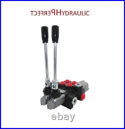 1x FLOATING 2 Bank Hydraulic Directional Control Valves 80L 21 gpm Double Acting