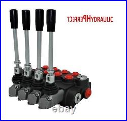 1x for Hydraulic Motors 4 Bank Hydraulic Directional Control Valve 11gpm 40L DA