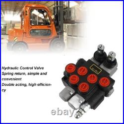 2 Coil Hydraulic Valve Directional Control Valve Double Acting Valve For