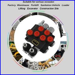 2 Coil Hydraulic Valve Directional Control Valve Double Acting Valve For