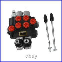 2 Coil Hydraulic Valve Directional Control Valve Double Acting Valve For