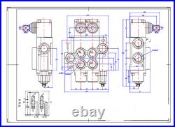 2 Spool 13 GPM Hydraulic Directional Control Valve for Tractors Loaders