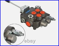 2 Spool 21GPM Hydraulic Directional Control Valve For Tractor Loader withJoystick