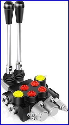 2 Spool Hydraulic Control Valve 3600 PSI Max & 13 GPM for Loaders/Tractors