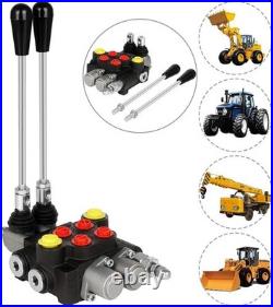2 Spool Hydraulic Control Valve 3600 PSI Max & 13 GPM for Loaders/Tractors