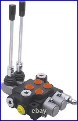 2 Spool Hydraulic Control Valve with 3600PSI Rating Versatile Use