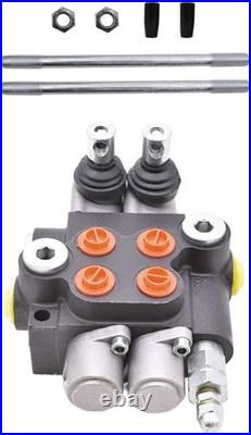 2 Spool Hydraulic Control Valve with 3600PSI Rating Versatile Use