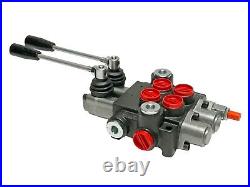 2 Spool Hydraulic Direction Control Valve Open Center 13 GPM 3600 PSI NEW