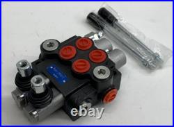 2 Spool Hydraulic Directional Control Valve 11 GPM, Double Acting Cylinder Spool