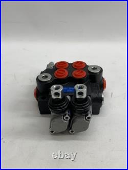 2 Spool Hydraulic Directional Control Valve 11 GPM, Double Acting Cylinder Spool