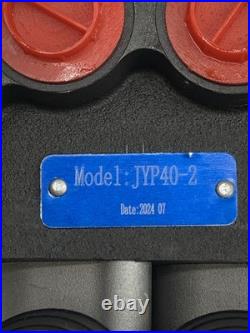 2 Spool Hydraulic Directional Control Valve 11 GPM, Double Acting Cylinder Spool