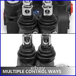 2 Spool Hydraulic Directional Control Valve 11gpm Adjustable Tractors Loaders