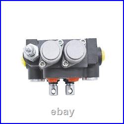 2 Spool Hydraulic Valve 13 GPM 3600 PSI Hydraulic Directional Control Valve S