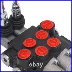 2 Spool Hydraulic Valve 16.20MPa 12mm Nominal Dia Directional Control Valve