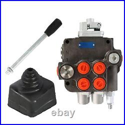 2 Spool Hydraulic Valve 21GPM 3625PSI Hydraulic Directional Control Valve withJ