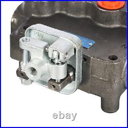 2 Spool Hydraulic Valve 21GPM 3625PSI Hydraulic Directional Control Valve withJ