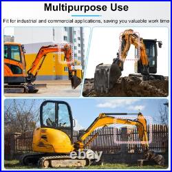 2 Three-Way Diverter Valves Excavator for Chinese Excavator with Flexible Hoses