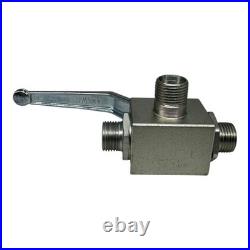 2x Pister BK3 12L 10 1123 1L ball valve 3-way hydraulic valve PN400 new