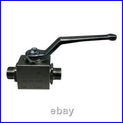 2x Pister BK3 12L 10 1123 1L ball valve 3-way hydraulic valve PN400 new