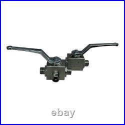 2x Pister BK3 12L 10 1123 1L ball valve 3-way hydraulic valve PN400 new