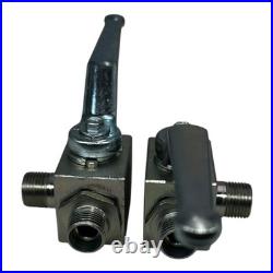 2x Pister BK3 12L 10 1123 1L ball valve 3-way hydraulic valve PN400 new