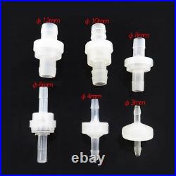 3mm 4mm 6mm 8mm 10mm 12mm Plastic One Way Non-return Valve Fuel Gas Liquid Air
