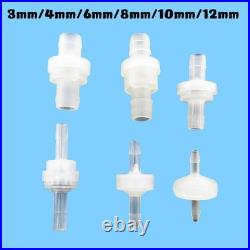 3mm 4mm 6mm 8mm 10mm 12mm Plastic One Way Non-return Valve Fuel Gas Liquid Air