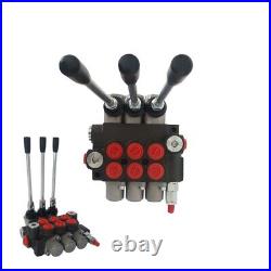 4500 PSI Manual Three Spool Multi-way Hydraulic Combination Directional Valve