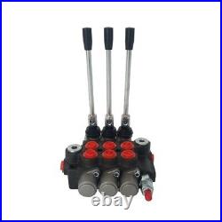 4500 PSI Manual Three Spool Multi-way Hydraulic Combination Directional Valve