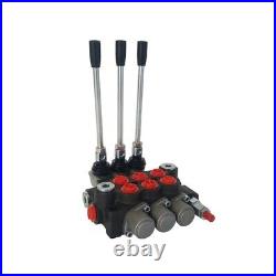 4500 PSI Manual Three Spool Multi-way Hydraulic Combination Directional Valve