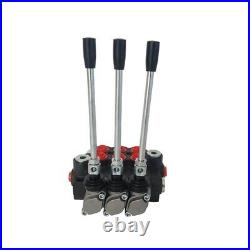 4500 PSI Manual Three Spool Multi-way Hydraulic Combination Directional Valve