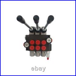 4500 PSI Manual Three Spool Multi-way Hydraulic Combination Directional Valve