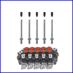 5 Spool 11 GPM Hydraulic Directional Control Valve Hydraulic Valve Double Act