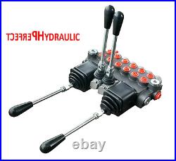 6 BANK Hydraulic Directional Control Valve 2xJOYSTICK 11gpm 40L 6xDA ex 6 BANK Hydraulic Directional Control Valve 2xJOYSTICK 11gpm 40L 6xDA ex
