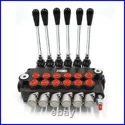 6 Bank Hydraulic Monoblock Directional Valve 21 GPM 80L/min for Dumps Tractors