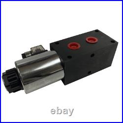 6 Port Hydraulic Solenoid Diverter Valve 60-80lpm 1/2 Bsp Ports 12/24vdc